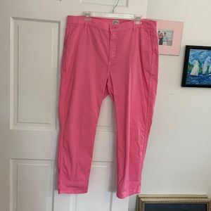 Pink chinos